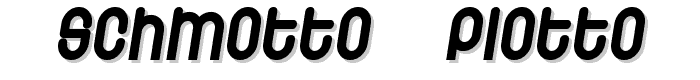 Schmotto   Plotto font
